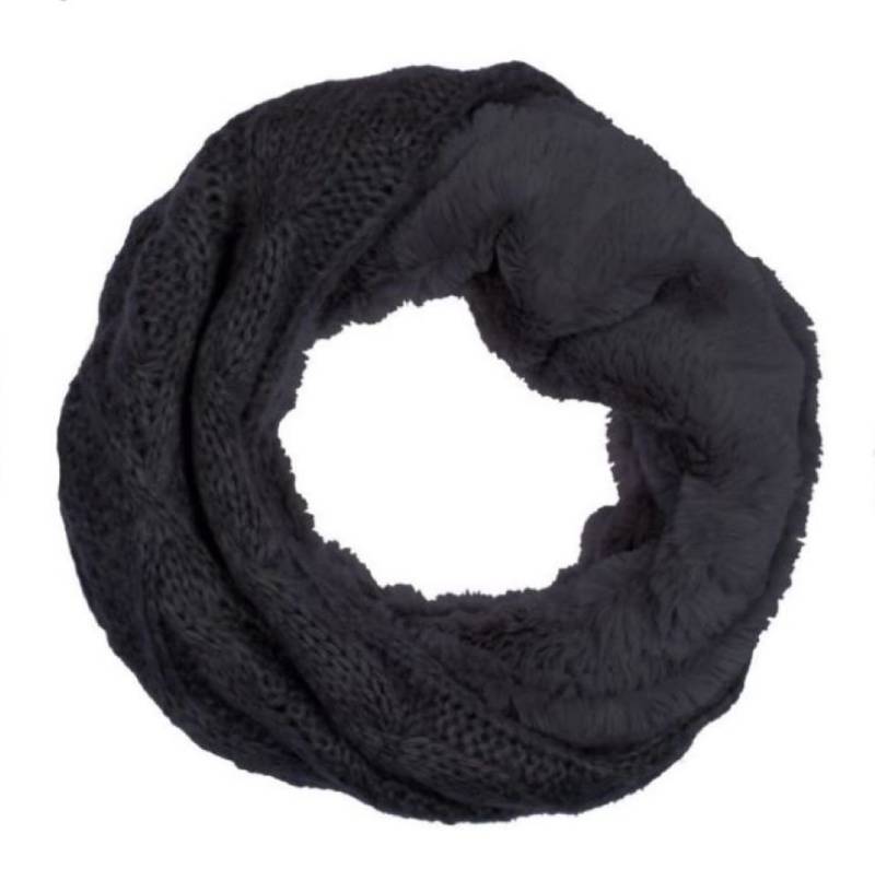 Antonio Schal Winter Damen Loop Schal » Loopschal mit Wendemöglichkeit, (Einzelner Schal, 1-St. Einzelner Schal), » Strickschal mit Fell » Damenschal warm und flauschig von Antonio