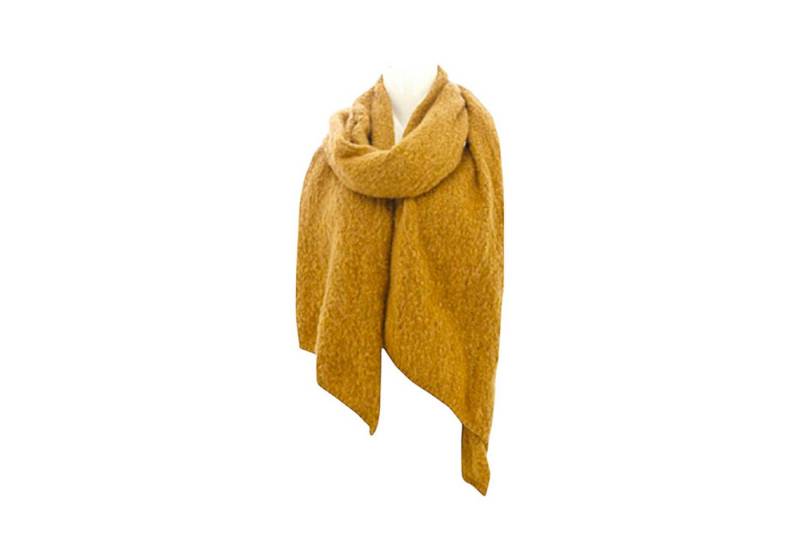 Antonio Schal Winter Damen Schal Trapez » Bouclé Damenschal 200x40 cm, (Kein Set, 1-St. Einzelner Schal), » Winterschal Trapezschal » Alpaca Touch-Feeling, weich & flauschig von Antonio