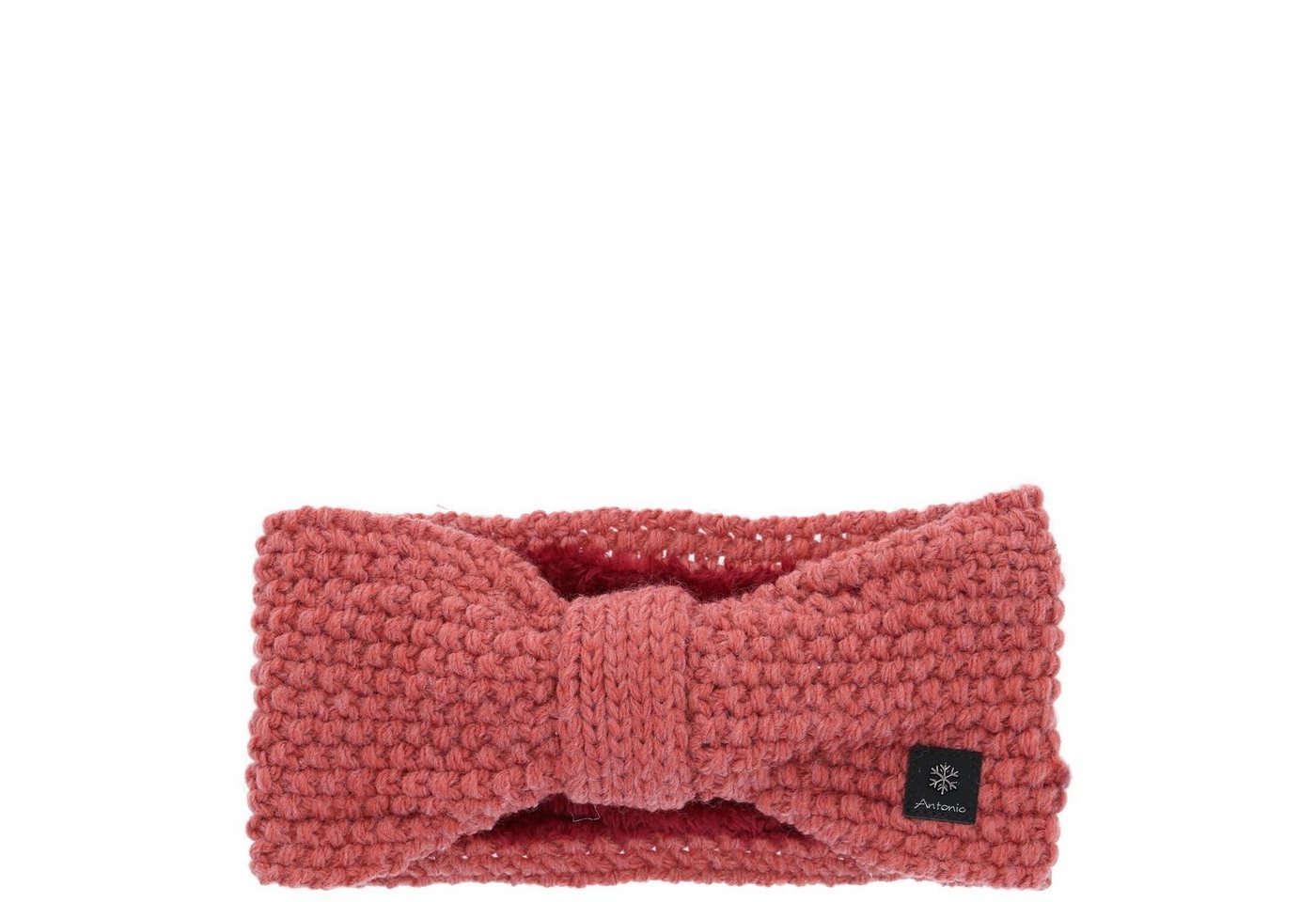 Antonio Stirnband Antonio Damen Strickstirnband mit Fleece lachs (Winter, Stück) von Antonio