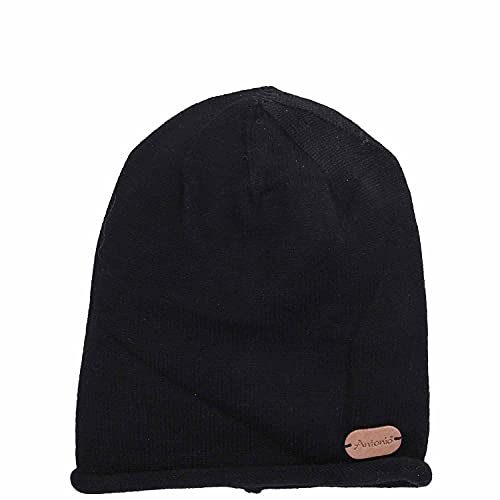 Antonio Strick Mütze Beanie W23/24 schwarz von Antonio