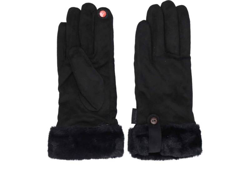 Antonio Strickhandschuhe Antonio Damen Winter Fingerhandschuhe Black von Antonio