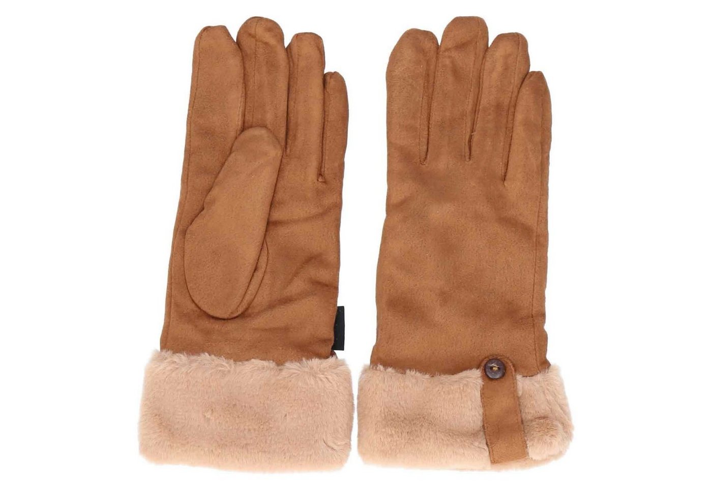 Antonio Strickhandschuhe Antonio Damen Winter Fingerhandschuhe camel von Antonio