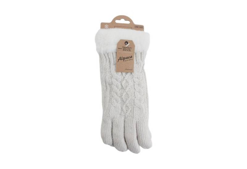 Antonio Strickhandschuhe Winter Damen Handschuhe » Strickhandschuhe Soft Teddy (Kein Set, 2-St., 1 Paar Handschuhe) » gefütterte Damenhandschuhe Winterhandschuhe von Antonio