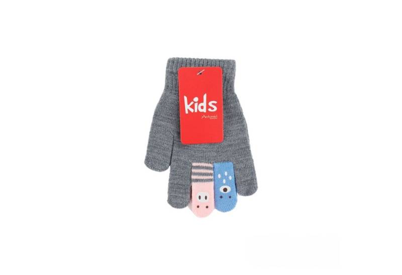 Antonio Strickhandschuhe Kinder Winter Handschuhe » Kinderhandschuhe mit Tier Fingern (1 Paar, 2-St., 1 Paar) » Fingerhandschuhe » teilweise mit Teddyfutter von Antonio