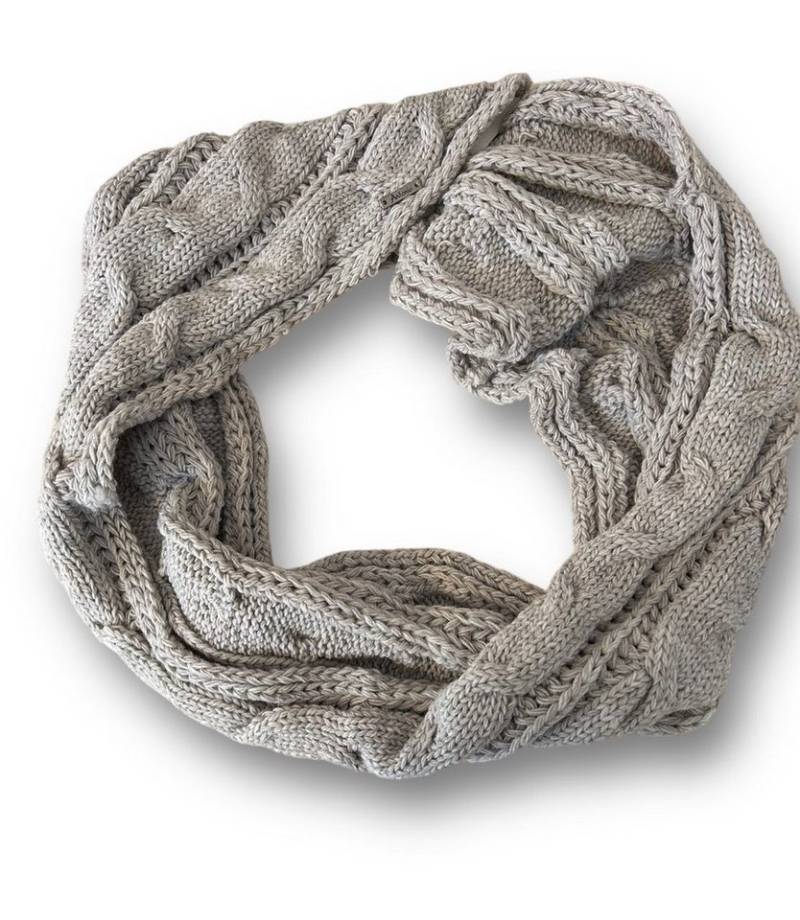 Antonio Strickschal Loop Schal » Winter Damenschal » Strickschal, (Kein Set, 1-St. Einzelner Schal), » Damen Schal mit Strickmuster von Antonio