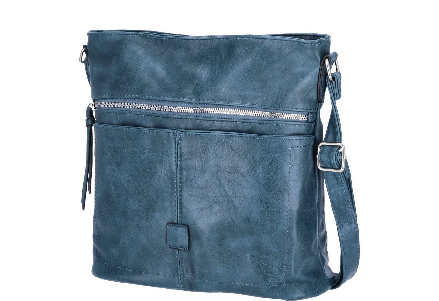 Antonio Umhängetasche Antonio Damen Handtasche blau (1-tlg) von Antonio