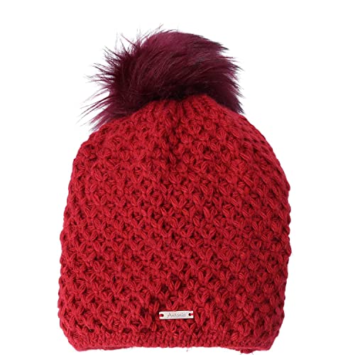 Antonio Winter Lady Fashion Beanie rot von Antonio