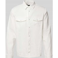 Antony Morato Hemdjacke mit Druckknopfleiste in Offwhite, Größe 48 von Antony Morato