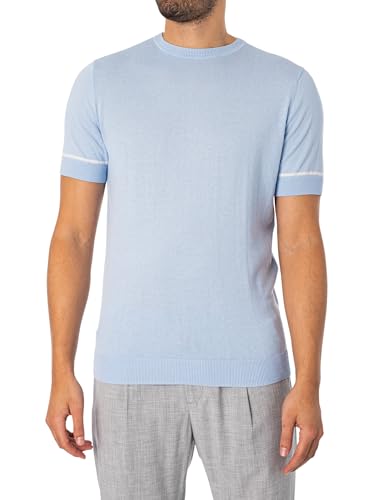 Antony Morato Herren Malibu-Strick-T-Shirt, Blau, L von Antony Morato