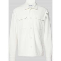 Antony Morato Regular Fit Hemdjacke mit Kentkragen in Weiss, Größe 48 von Antony Morato