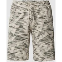 Antony Morato Regular Fit Shorts mit Strukturmuster in Beige, Größe XL von Antony Morato