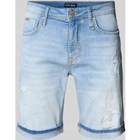 Antony Morato Skinny Fit Jeansshorts im Destroyed-Look in Jeansblau, Größe 32 von Antony Morato