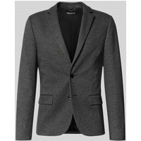 Antony Morato Slim Fit Anzugsakko mit Viskose-Anteil Modell 'Ashe' in Dunkelgrau Melange, Größe 48 von Antony Morato