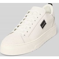 Antony Morato Sneaker aus Leder mit Label-Patch Modell 'METAL BOLD ANIMAL' in Weiss, Größe 41 Antony Morato Sneaker aus Leder mit Label-Patch Modell 'METAL BOLD ANIMAL' in Weiss, Größe 41 von Antony Morato