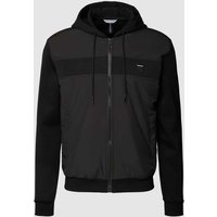 Antony Morato Sweatjacke mit Label-Patch in Black, Größe XL von Antony Morato