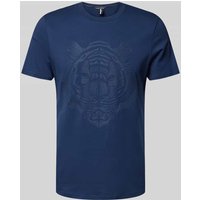 Antony Morato T-Shirt mit Motiv-Print in Dunkelblau, Größe XXL von Antony Morato