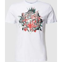 Antony Morato T-Shirt mit Motiv-Print in Offwhite, Größe L von Antony Morato