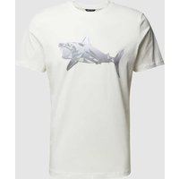 Antony Morato T-Shirt mit Motiv-Print in Offwhite, Größe L von Antony Morato