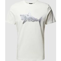 Antony Morato T-Shirt mit Motiv-Print in Offwhite, Größe M von Antony Morato