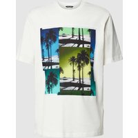 Antony Morato T-Shirt mit Motiv-Print in Offwhite, Größe S von Antony Morato