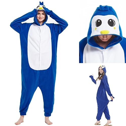 Antsparty Onesie Tier Kostüm für Damen Herren, Relax Onesie Jumpsuit Cartoon Sleepsuit Pyjama, Fasching Karneval Schlafanzug Erwachsene von Antsparty