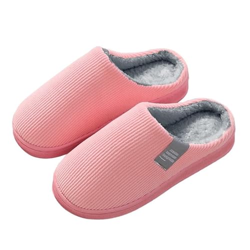 Anttyscar Hausschuhe Damen Winter Plüsch Pantoffeln Herren Warm Filzpantoffeln Frauen Bequeme Slippers Unisex von Anttyscar