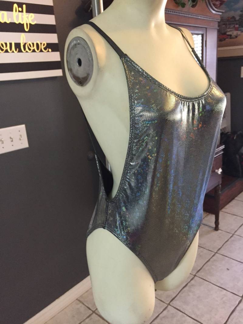 Dippin Daisys Folie Metallisch Tief Geschnittene Schwimmgröße M Irisierende Silber von Antweakin