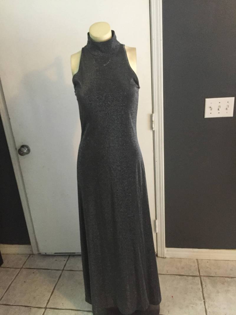 Jahrgang St Marie Claire Metallisch Grau Silber Formelle Kleidung Größe 4 von Antweakin