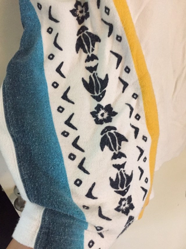 Ledervarianten Ralph Lauren Hawaiian Stammes Polo Größe L Frottee von Antweakin