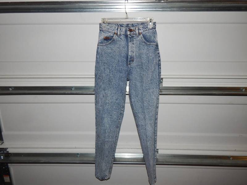 Super Retro Jeans Von Lee Säure Waschen Hoch Taillierte 80 "S Gr. 6 von Antweakin