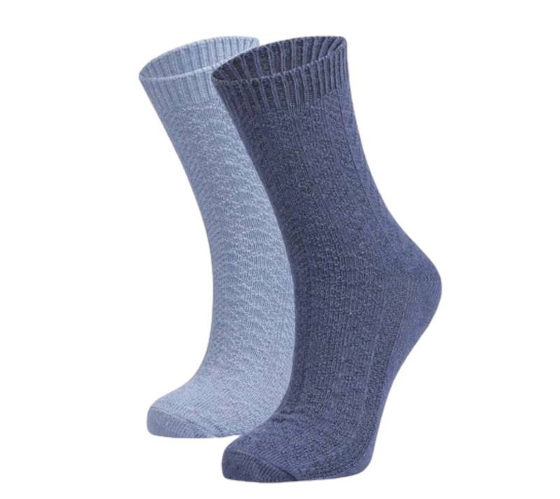 4 Paar Damensocken Wintersocken Ohne Gummi Strümpfe Socken Baumwolle Komfort Größe 39-42 von Antx24