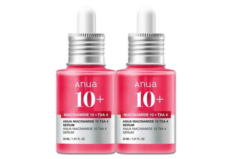 Anua Gesichtsserum Anua 10% Niacinamide TXA Hyaluronsäure Ceramide Gesichtspflege, 2-tlg., Hautpflege, Gesichtsserum, Anti-Falten, Anti-Aging von Anua