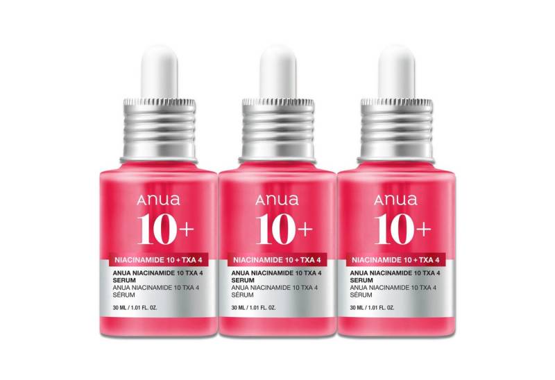 Anua Gesichtsserum Anua 10% Niacinamide TXA Hyaluronsäure Ceramide Gesichtspflege, 3-tlg., Hautpflege, Gesichtsserum, Anti-Falten, Anti-Aging von Anua
