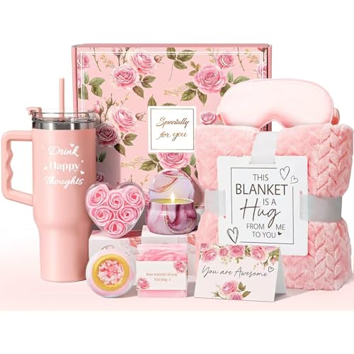 Geburtstagsgeschenke für Frauen, Geburtstagsgeschenke für sie, ausgefallene Geburtstagskörbe, Verwöhnung, Selbstpflege, Geschenke, Rose, Entspannungsbad-Sets für Freunde, Mutter, Ehefrau, Mädchen Geburtstagsgeschenke für Frauen, Geburtstagsgeschenke für sie, ausgefallene Geburtstagskörbe, Verwöhnung, Selbstpflege, Geschenke, Rose, Entspannungsbad-Sets für Freunde, Mutter, Ehefrau, Mädchen von Anugsoe