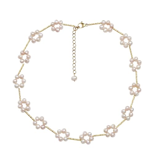 Anulely Blumenperlenkette, Choker mit Perlen Blumen | Goldperlenkette - Perlenkette Gold - Perlenkette Perlenkette Perlenkette in Gold Halskette Anhänger Perlenkette Kunstmuschel Perlenkette Anulely Blumenperlenkette, Choker mit Perlen Blumen | Goldperlenkette - Perlenkette Gold - Perlenkette Perlenkette Perlenkette in Gold Halskette Anhänger Perlenkette Kunstmuschel Perlenkette von Anulely