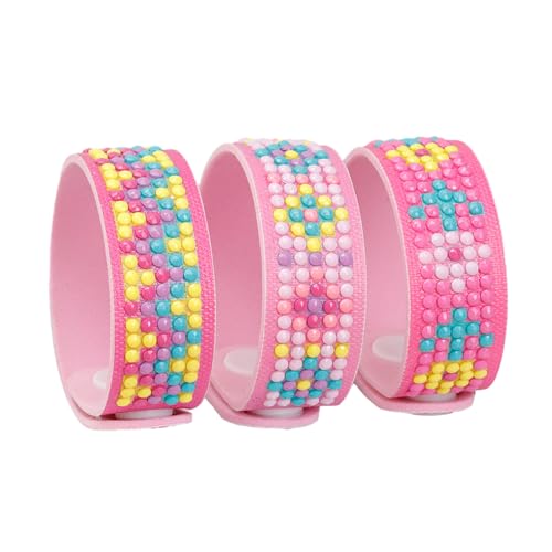 Gepunktetes Armband-Set | Kit – Kunst und Handwerk, Band-Armbänder, Kunst und Handwerk, Spielzeug für Mädchen und im Alter von 6–12 Jahren von Anulely