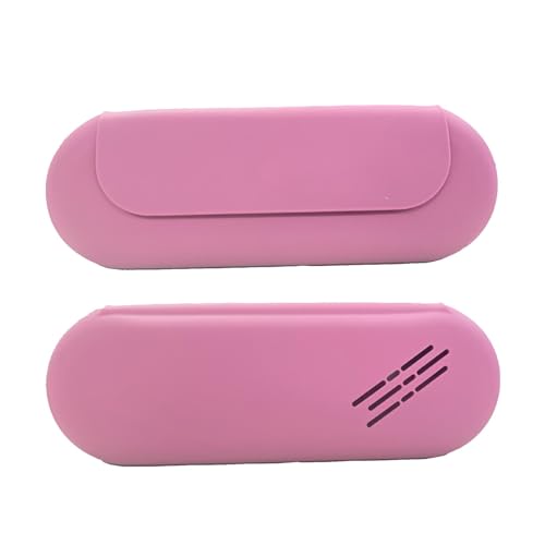 Anulely Make-up-Pinselhalter aus Silikon, Make-up-Pinsel für unterwegs, Make-up-Werkzeug-Organizer, Make-up-Pinsel Tasche, Kosmetikpinselhalter, Tasche, violett, Se référer au descriptif, Siehe von Anulely