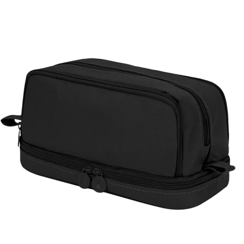 Tragbares Federmäppchen | Tragbares großes Federmäppchen mit Fächern | Bleistift-Organizer, Schreibwaren-Aufbewahrungstasche für Teenager, Mädchen, Erwachsene, für Bleistifte, Stifteetui von Anulely