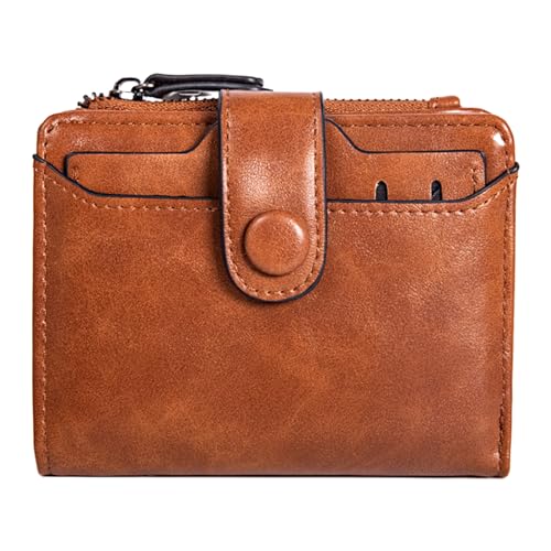 Geldbörse Geldklammer | Tragbare Geldbörse – Geldbörse mit Mehreren Karten, Münzfach mit Reißverschluss, Geldbörse, Geldklammer für Damen und Herren von Anulely