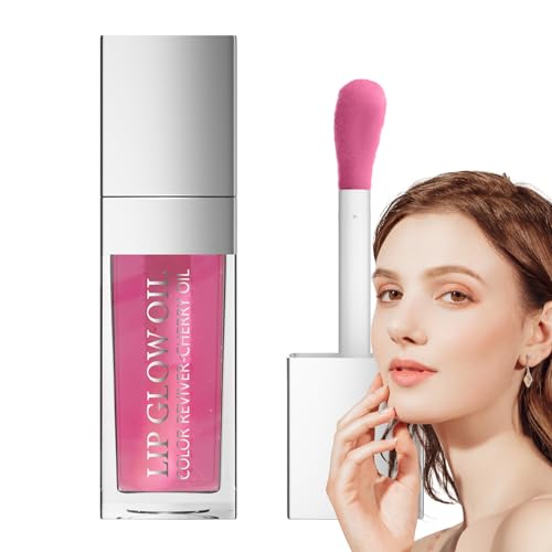 Lip Oil Gloss - Transparentes Lippenpflegeöl feuchtigkeitsspendend Lipgloss | Transparenter Lipgloss feuchtigkeitsspendend, langanhaltend, fettfrei, nährend, Öl für die Lippen von Anulely