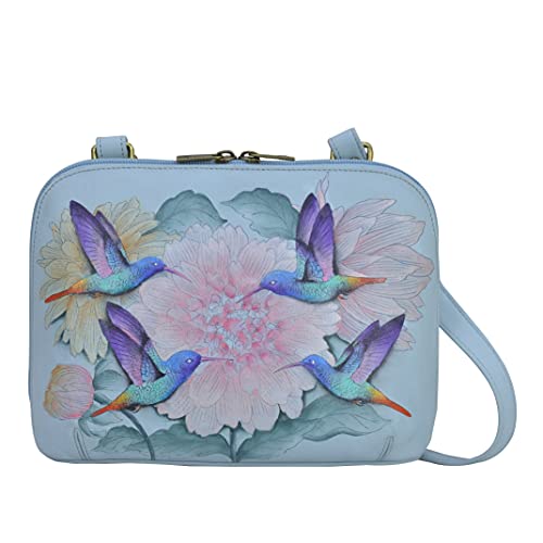 Anuschka Handtaschen Zip Around Everyday Crossbody - Rainbow Birds von Anuschka