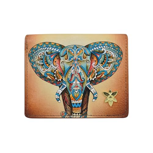 Anuschka Leder Kartenbörse - Elephant Mandala von Anuschka
