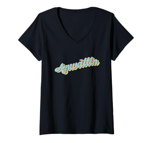 Damen Rechtsanwalt Abschluss-Geschenk Anwältin T-Shirt mit V-Ausschnitt Damen Rechtsanwalt Abschluss-Geschenk Anwältin T-Shirt mit V-Ausschnitt von Anwalt Zubehör Geschenke Geburtstag-Shirt