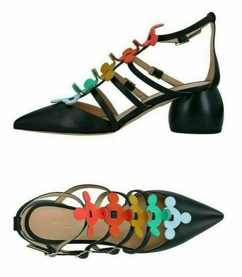 Anya Hindmarch Slingback Schuhe Pointy 55 Geometrisch Leder Bunt Made in Italy Pumps Geometrische 3D-Applikationen, Besonders geformter Blockabsatz Anya Hindmarch Slingback Schuhe Pointy 55 Geometrisch Leder Bunt Made in Italy Pumps Geometrische 3D-Applikationen, Besonders geformter Blockabsatz von Anya Hindmarch