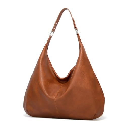 Frauen Tote Tasche Vintage PU Leder Handtaschen für Frauen Hobo Taschen Tote Schultertasche mit Reißverschluss Frauen Tote Tasche Vintage PU Leder Handtaschen für Frauen Hobo Taschen Tote Schultertasche mit Reißverschluss von Anyhot