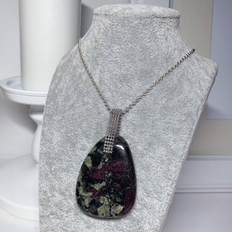 Kette 925 Silber Mit Edelsteinen , Länge 40 cm Kette 925 Silber Mit Edelsteinen , Länge 40 cm von AnyramJewellery