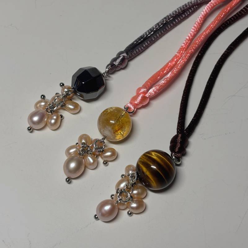 Kette Mit Natursten Und Perlen Im Auswahl Kette Mit Natursten Und Perlen Im Auswahl von AnyramJewellery