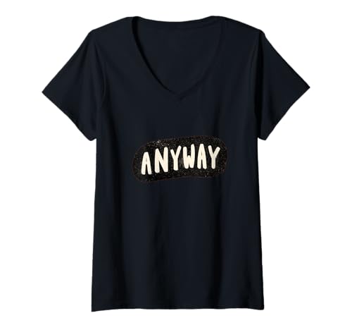 Damen Anyway Speech Kostüm für einen lustigen Look T-Shirt mit V-Ausschnitt Damen Anyway Speech Kostüm für einen lustigen Look T-Shirt mit V-Ausschnitt von Anyway Outfit