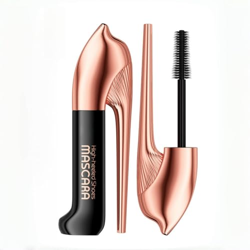 High Heel Design Wimperntusche – Volumizing, Verlängernde Schwarze Wimpernverstärker mit Locken-Effekt, Schmutzfeste & Wasserdichte Formel Waterproof Mascara (1 Stk) von Anyzoo