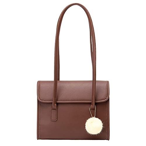 Frauen Vegan Leder Retro Klassische Aktentasche Taschen Schultertaschen Mode Trendy Casual Handtasche Tasche Arbeitstasche Totes von Anze